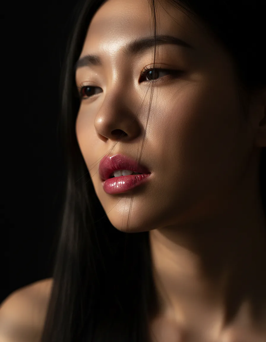 AI로 뷰티 클로즈업 화보를 만든다: 드라마틱 사이드라이트 프롬프트 완전 가이드