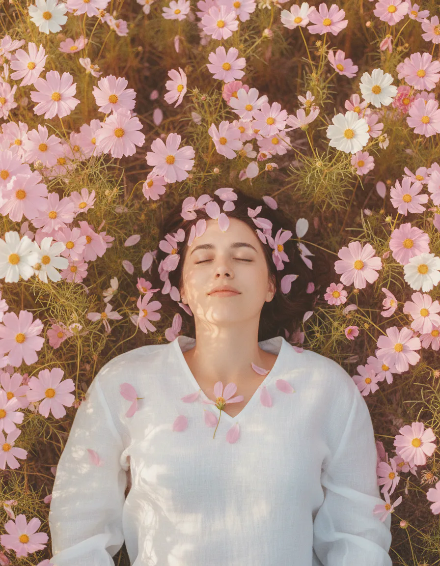 꽃밭에서 건진 한 장 – AI 이미지 프롬프트로 에테리얼 감성 화보 만들기