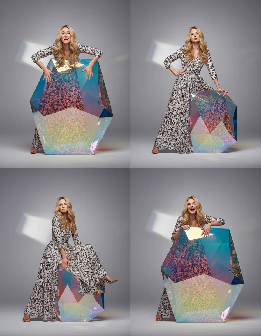 컬러 컬렉션 비주얼 AI 생성 이미지