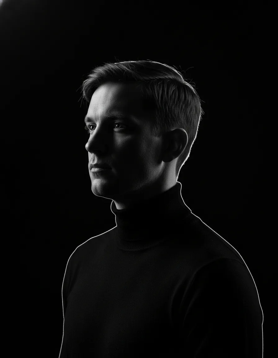 AI 이미지 프롬프트 림라이트 포트레이트 개인 브랜드 프로필 예시