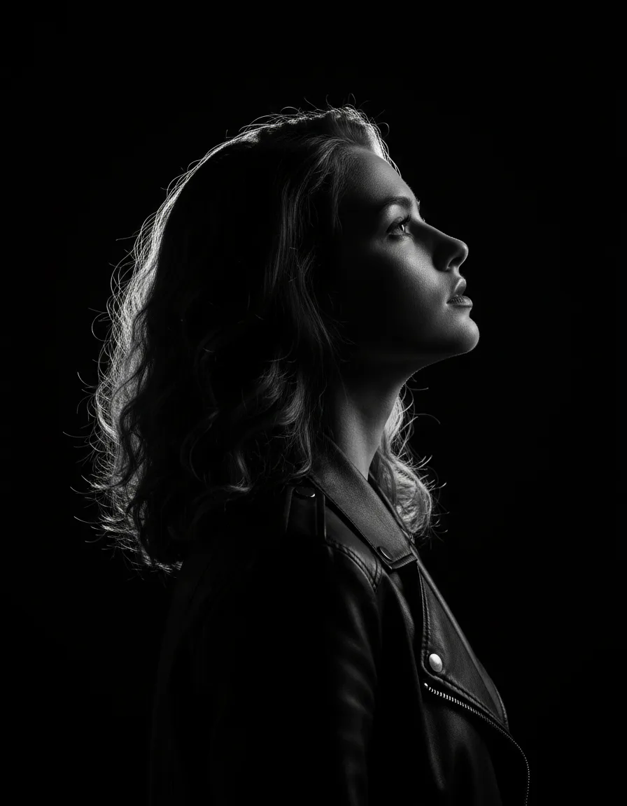 림라이트 포트레이트 AI 이미지 프롬프트 뷰티 헤어 브랜드 비주얼 예시