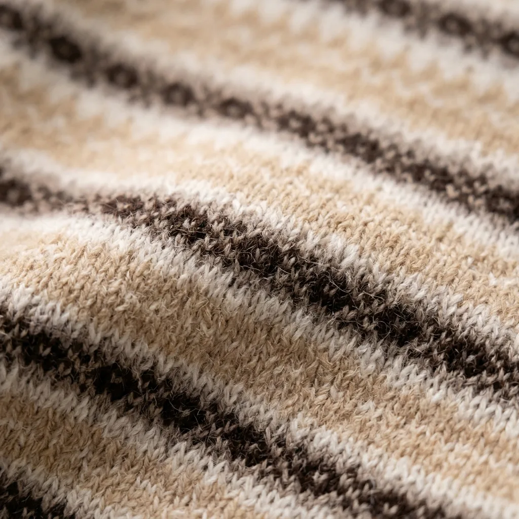 AI로 생성한 프리미엄 니트 원단 텍스처 상세컷 이미지