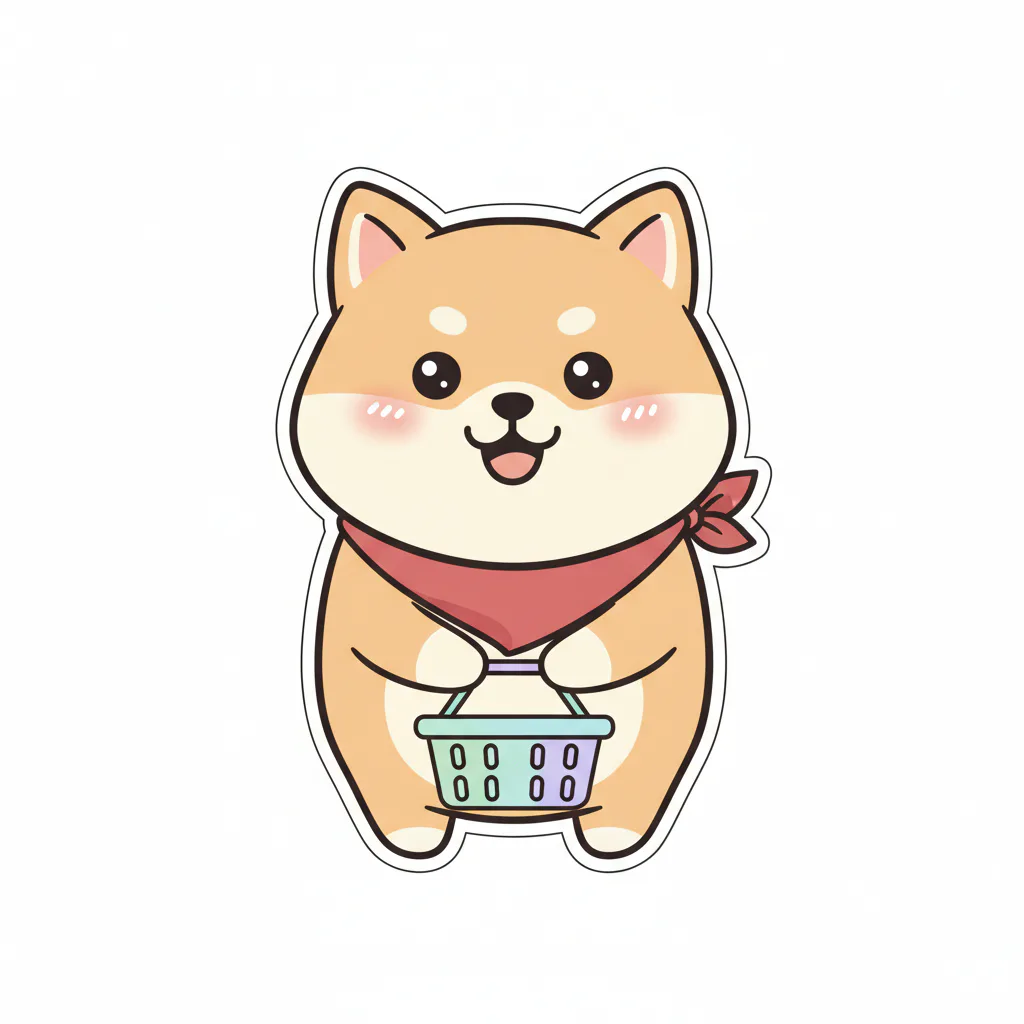 AI로 생성한 반려동물 용품 쇼핑몰 SNS 캐릭터 이미지