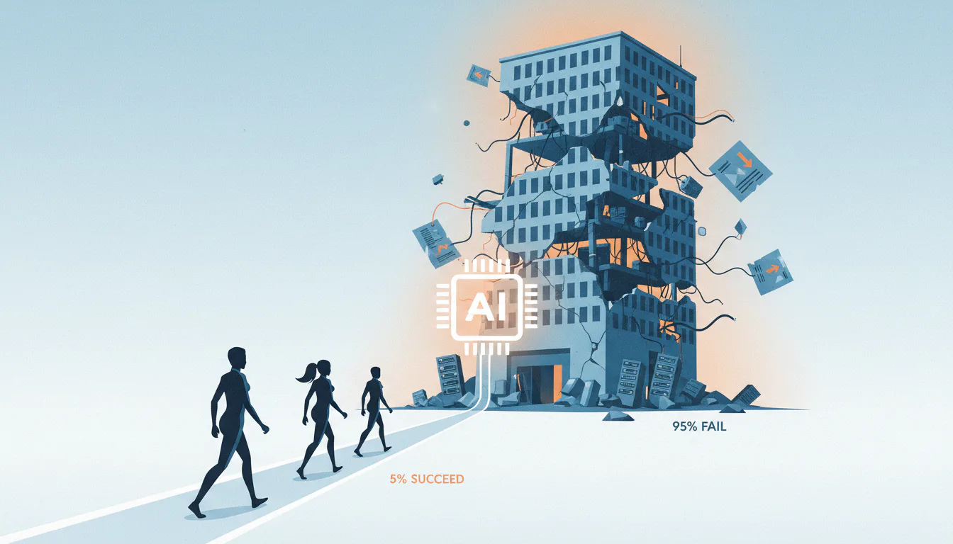 AI 프로젝트 95% 실패의 진짜 의미, 스타트업이 지금 황금기에 올라탄 이유