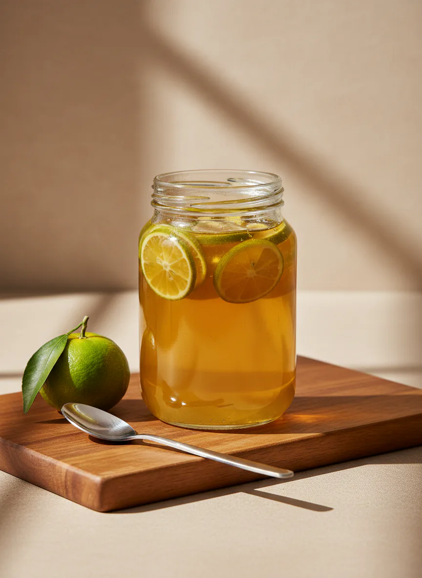 AI로 생성한 수제 청귤청 이미지