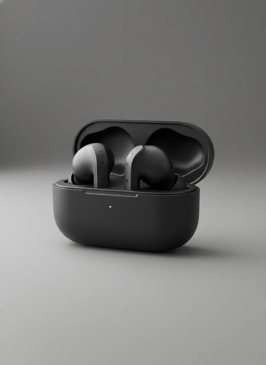 AI로 생성한 무선 이어폰 이미지
