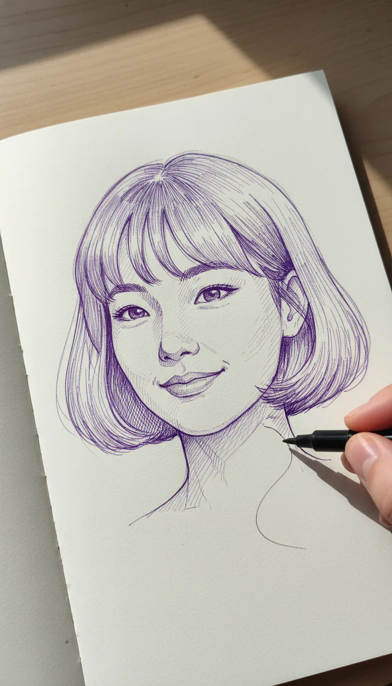 사진을 손그림 잉크 스케치로, 잉크 스케치 AI 프롬프트 완전 가이드