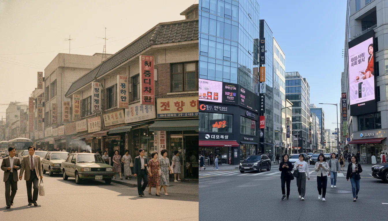 시대 비교 AI 이미지 프롬프트로 같은 장소의 변화를 한 컷에 담는 법