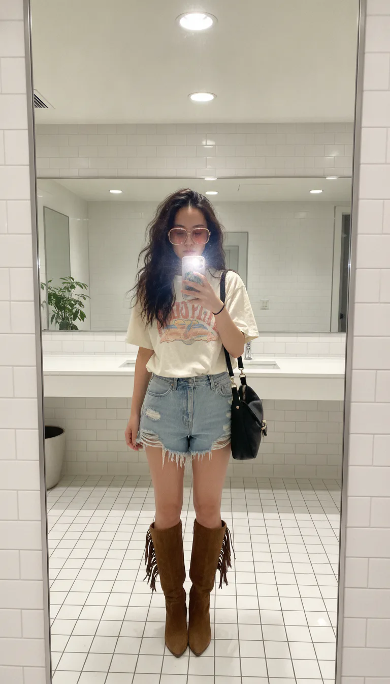 미러 셀카 룩북 프롬프트로 쇼핑몰 착장컷 만드는 법